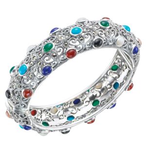 Marcasite Jewelry Bangle-BG0158-ONX