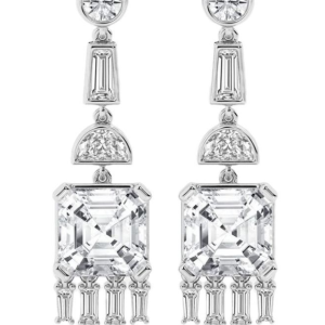 Grown Diamond Drop Earrings