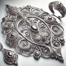 Artisan crafted silver Jewelry